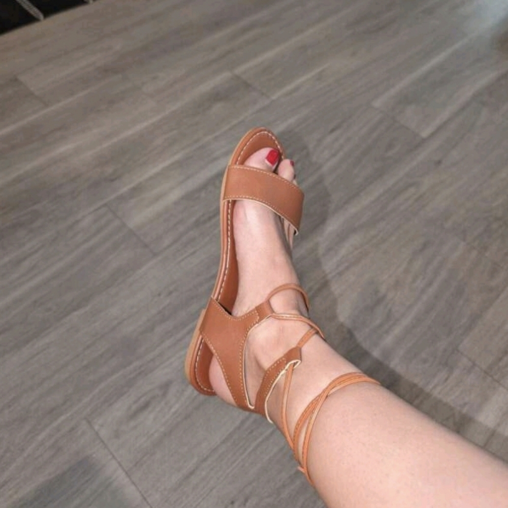 NEW Brown Gladiator Sandals - Picture 7 of 8